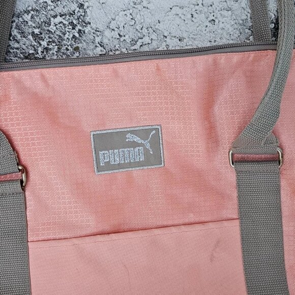 Puma Women Bag Orange Tone Polyester Tote Bag - Picture 7 of 13